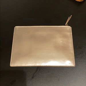 Cole Haan metallic leather pouch